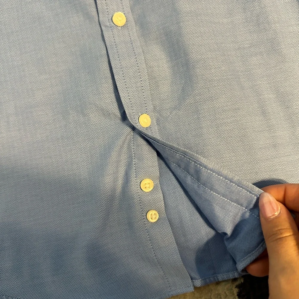 Cat & Jack Boy’s Blue Button Down Longsleeve Shirt